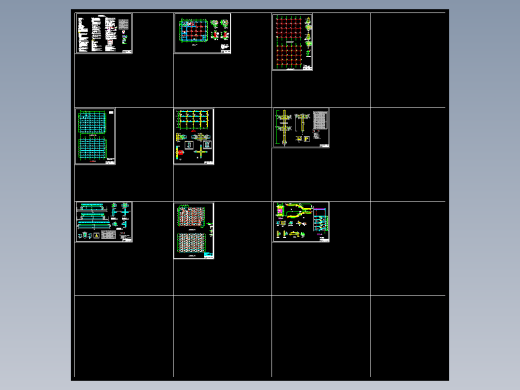某三层钢结构百货大楼建筑图结构图计算书