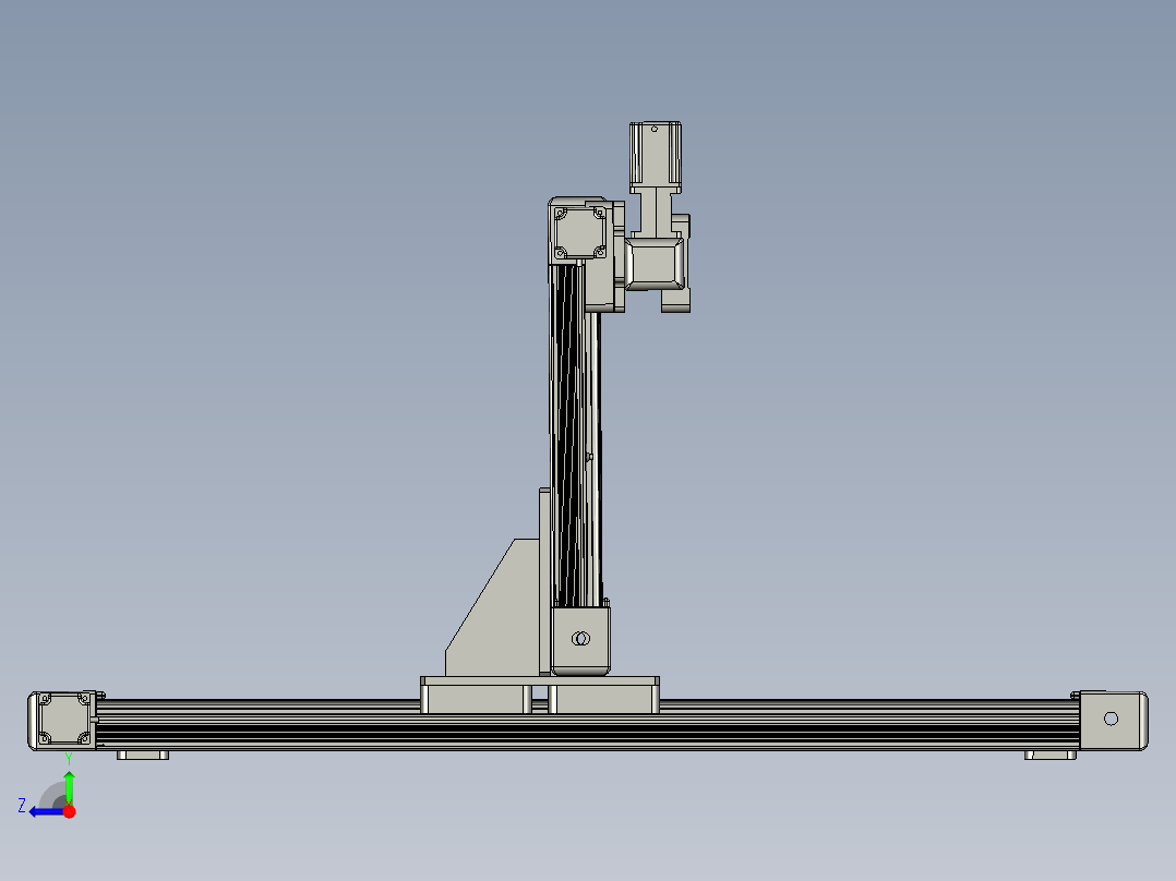 60模组XYZ坐标重型右视图