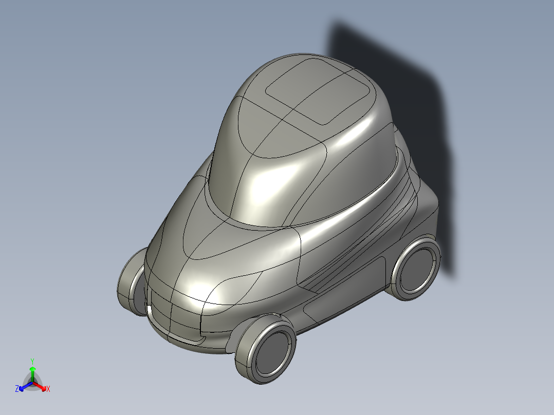 一款创意小型电动汽车