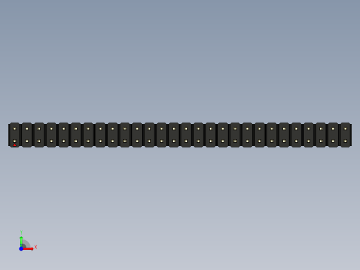 彩色公头100mil（2.54mm）系列-DS1021_black_2x28p_100mil_Type19_rev1.0前视缩略图