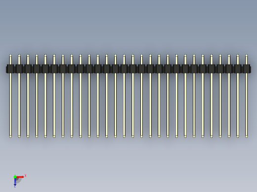 彩色公头100mil（2.54mm）系列-DS1021_black_2x28p_100mil_Type19_rev1.0俯视缩略图