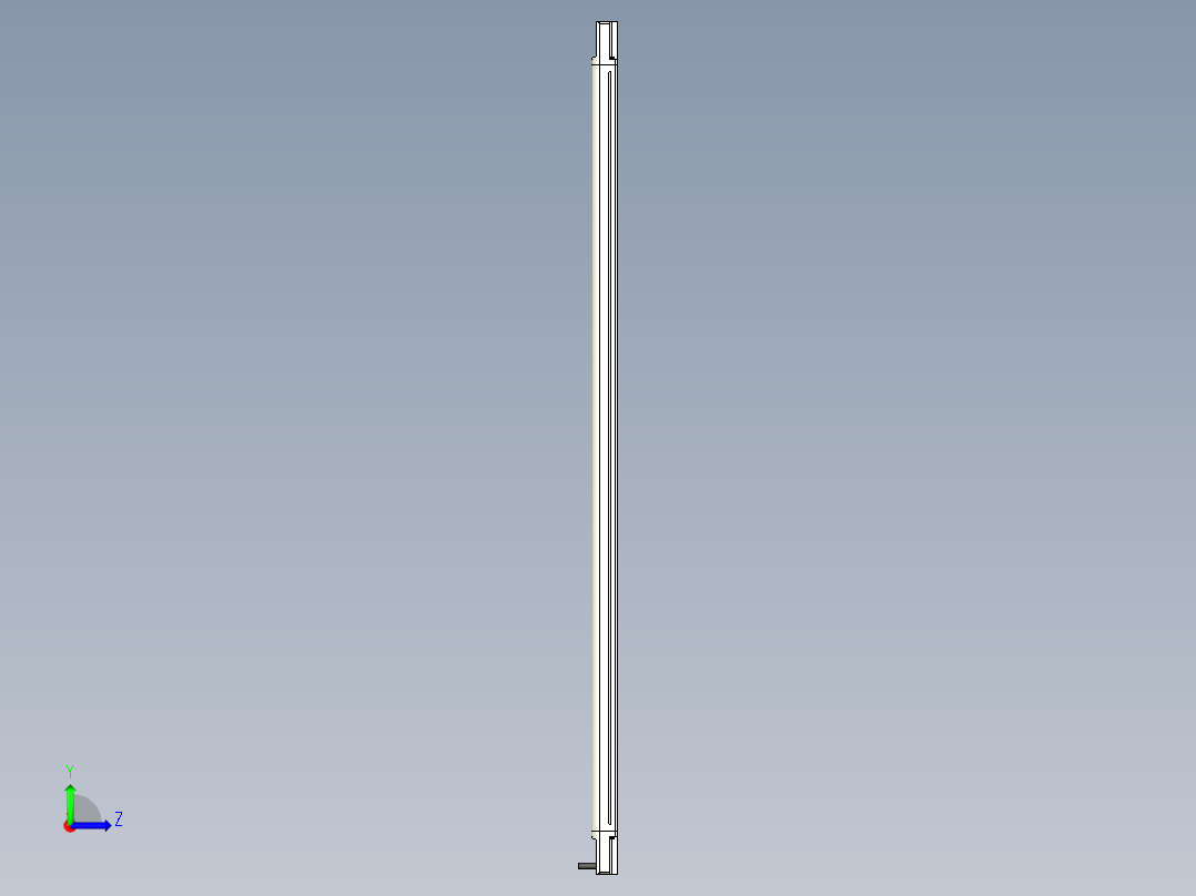 基恩士SL-V44H(S)_T_kc图纸模型左视图