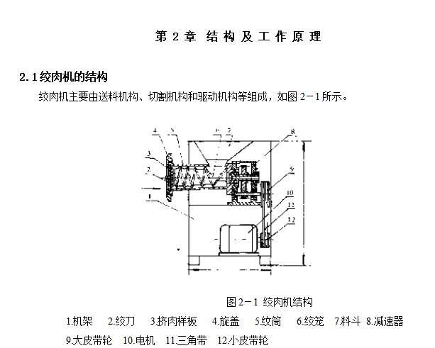 超市专用电动绞肉机设计含13张CAD图