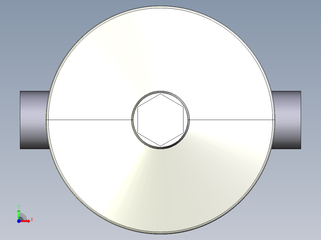 2DKMDVCP NO-DA 气动隔膜阀、常开型双作用，与男性的两端，公制系列PVC-U前视图