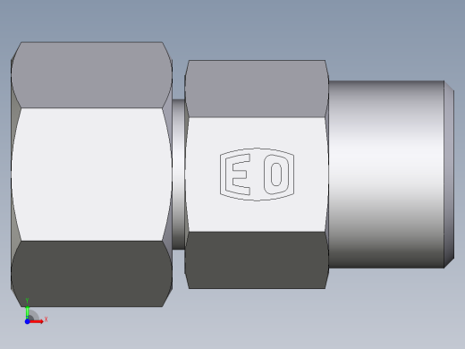 卡套式工业通用硬管接头EO_Distance_piece_adapter_DA10SOMDCF前视缩略图