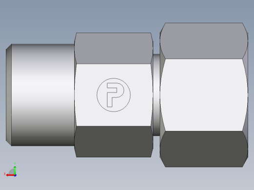 卡套式工业通用硬管接头EO_Distance_piece_adapter_DA10SOMDCF后视缩略图