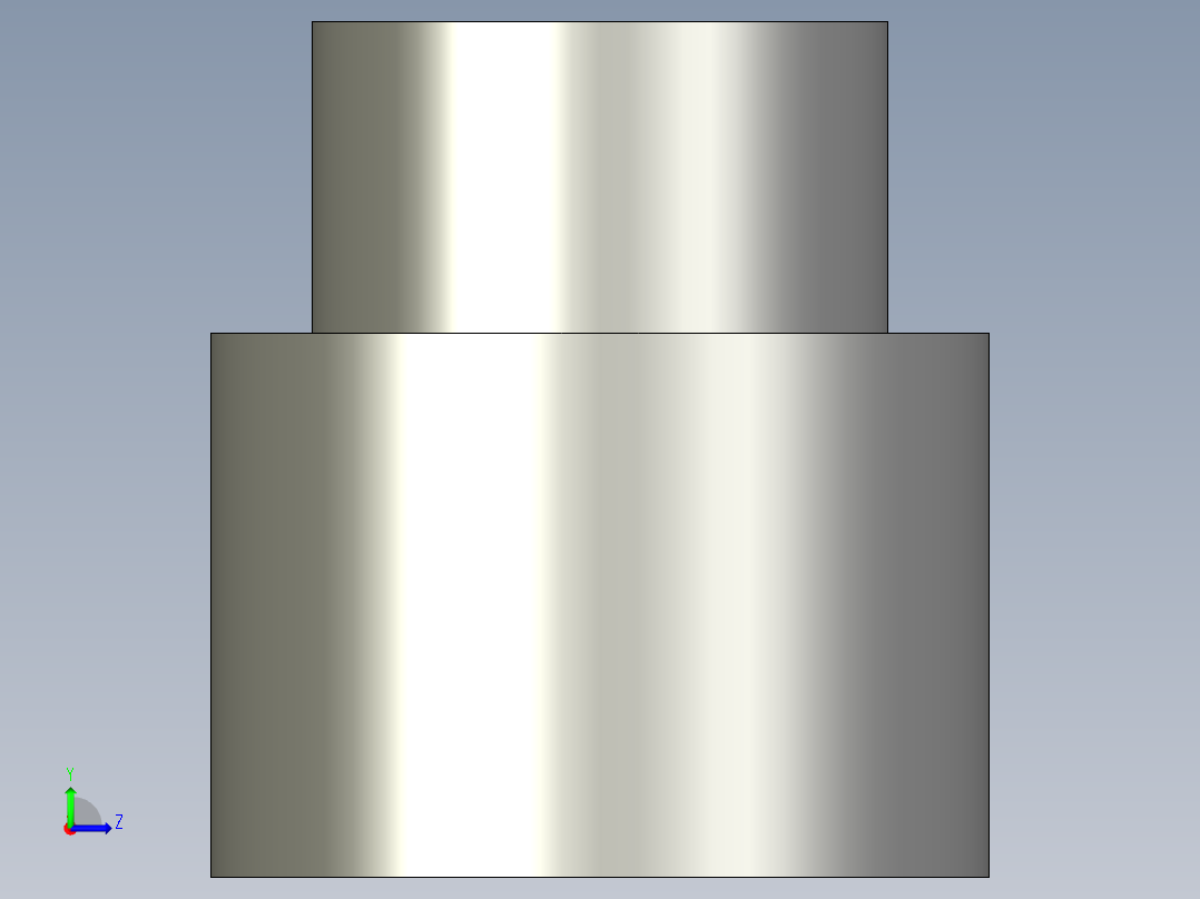 船舶管路系统SeaCor_ReducerCoupling_SxS_37J129211_1.5in x 1in左视图