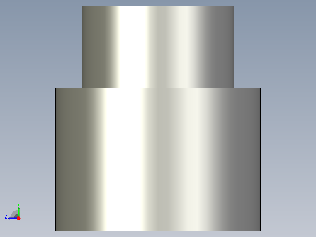 船舶管路系统SeaCor_ReducerCoupling_SxS_37J129211_1.5in x 1in右视图