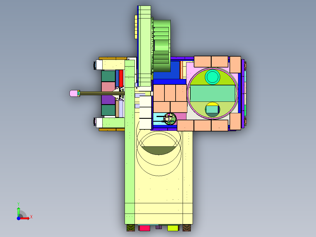美国M7自行榴弹炮前视图