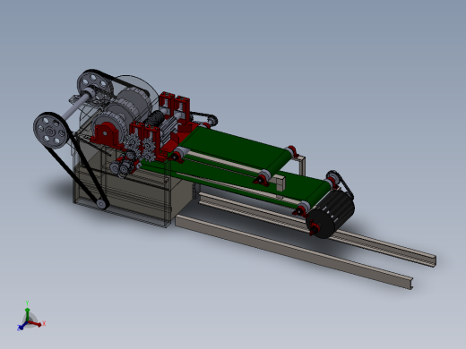 可移动全喂入式香蕉茎秆纤维提取机