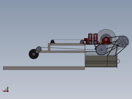 可移动全喂入式香蕉茎秆纤维提取机后视缩略图