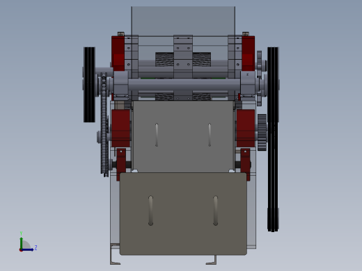 可移动全喂入式香蕉茎秆纤维提取机左视缩略图