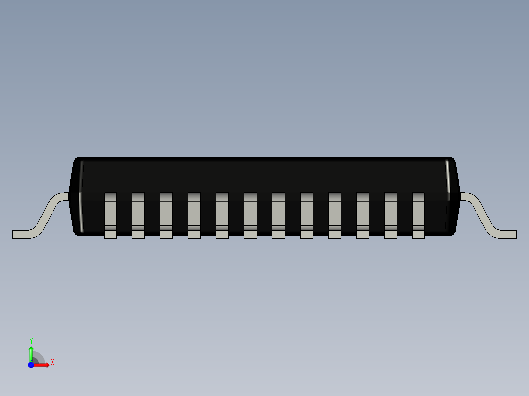 元器件3D封装LQFP48-7x7-0_5079前视图