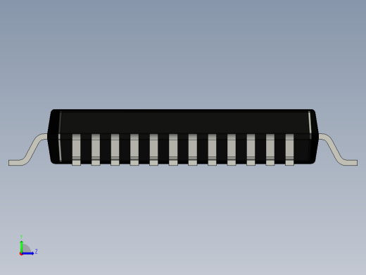 元器件3D封装LQFP48-7x7-0_5079左视缩略图