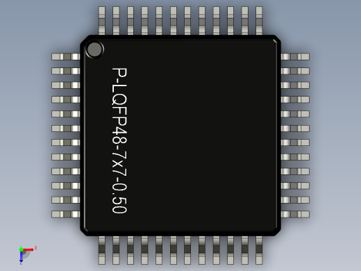 元器件3D封装LQFP48-7x7-0_5079俯视缩略图