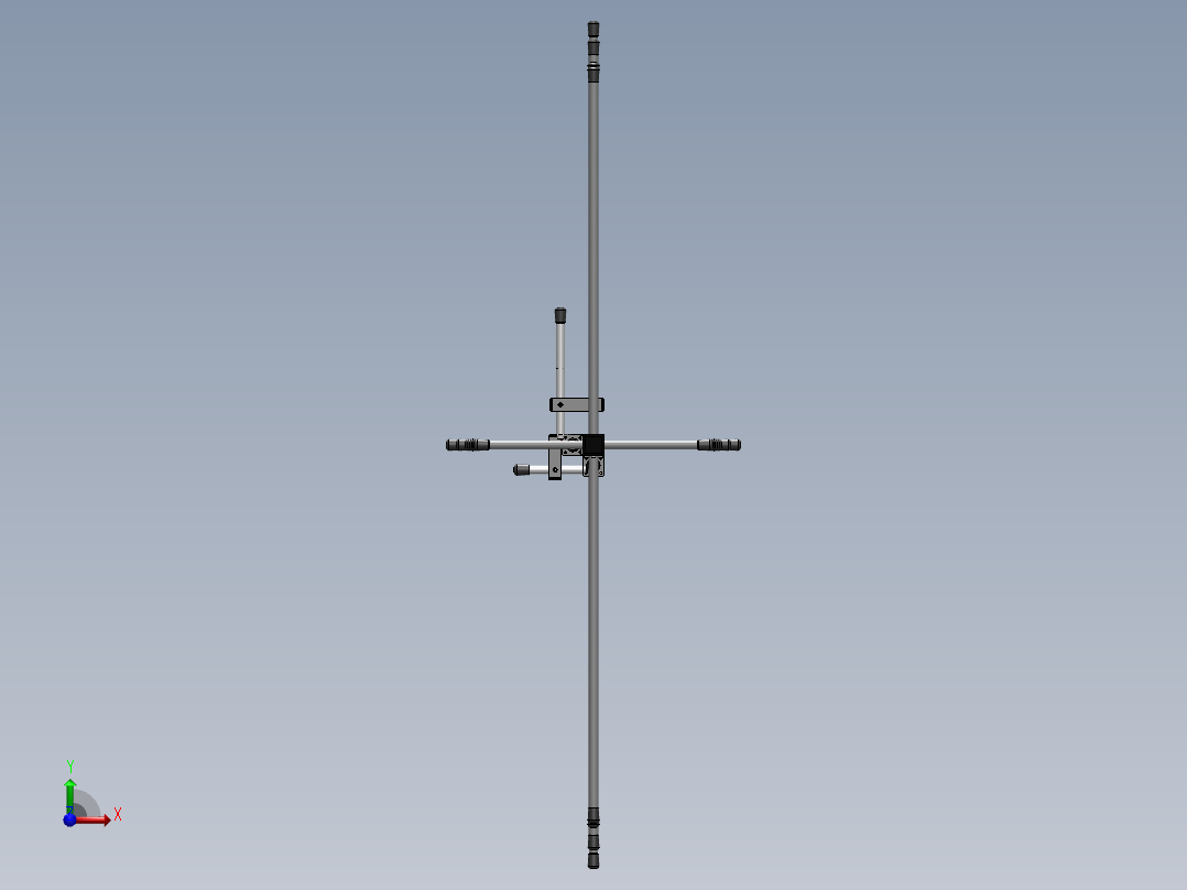 144-430mhz卫星天线前视图