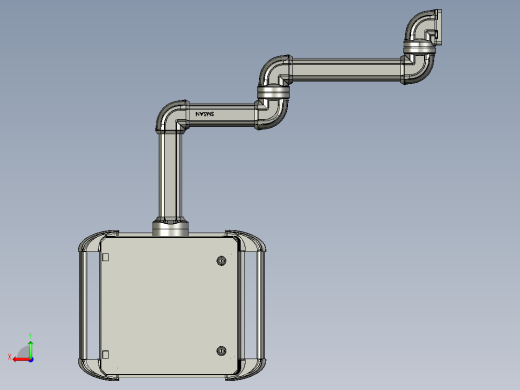 向上墙座+中间连接器+转角+箱体连接器+控制箱后视缩略图