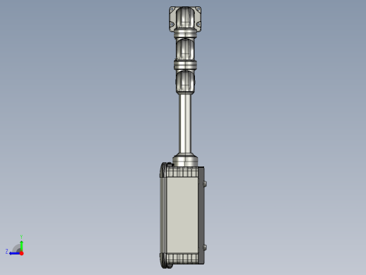 向上墙座+中间连接器+转角+箱体连接器+控制箱右视缩略图