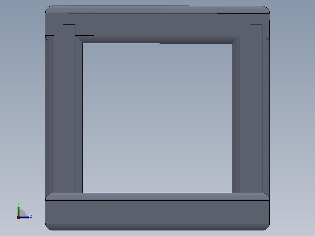 结构件 焊件左视图