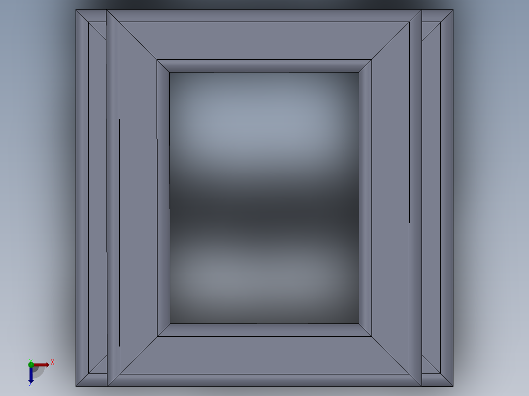 结构件 焊件俯视图