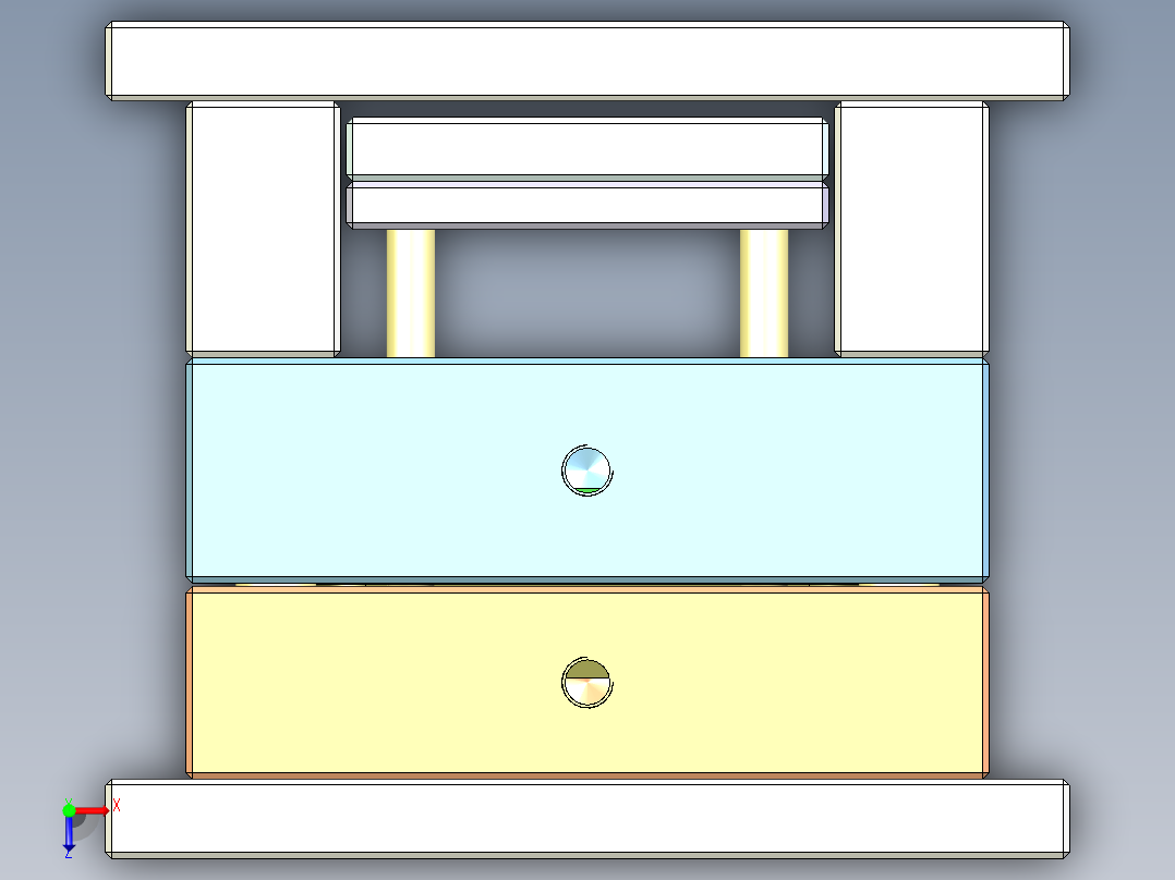 蓝牙耳机座模具设计图826139==20俯视图