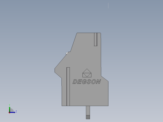 工业双绞线接线端子左视缩略图