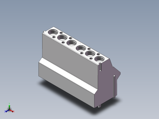 工业双绞线接线端子正等轴测缩略图