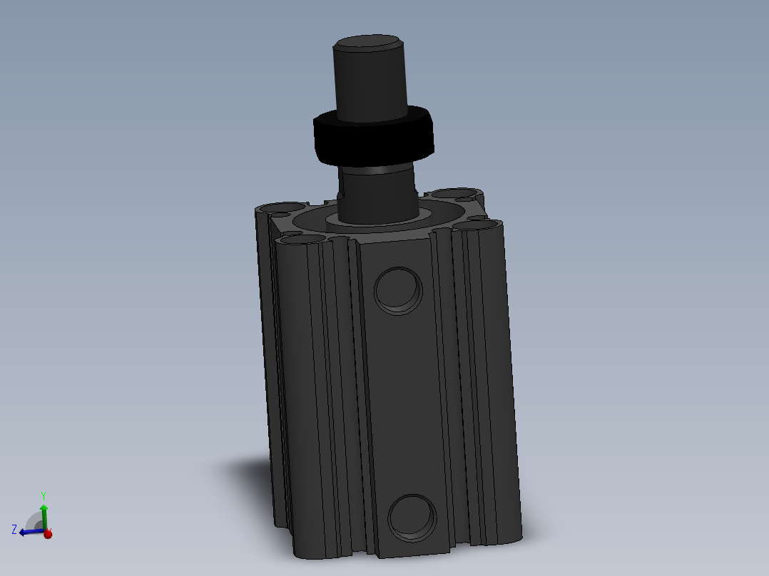 气缸CDQ2B32-30DMZ主视图