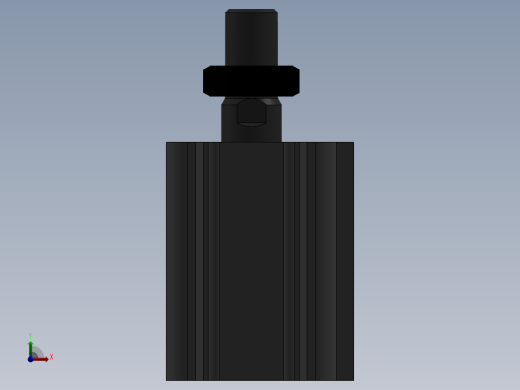 气缸CDQ2B32-30DMZ前视缩略图