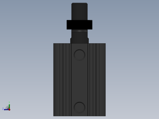 气缸CDQ2B32-30DMZ右视缩略图