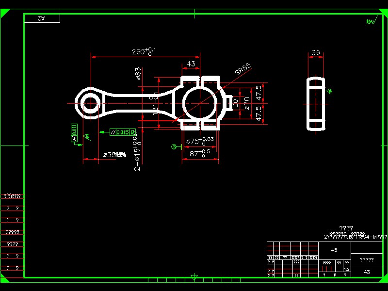 Q157-11ZA－1.58型空气压缩机连杆机械加工工艺及精镗大小头孔夹具设计【三维SolidWorks】