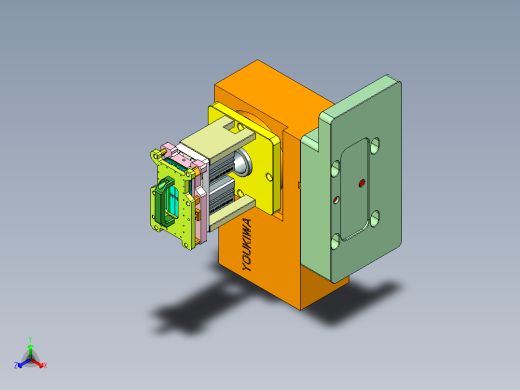 X8-CNC5笔记本CNC工装夹具三维模型