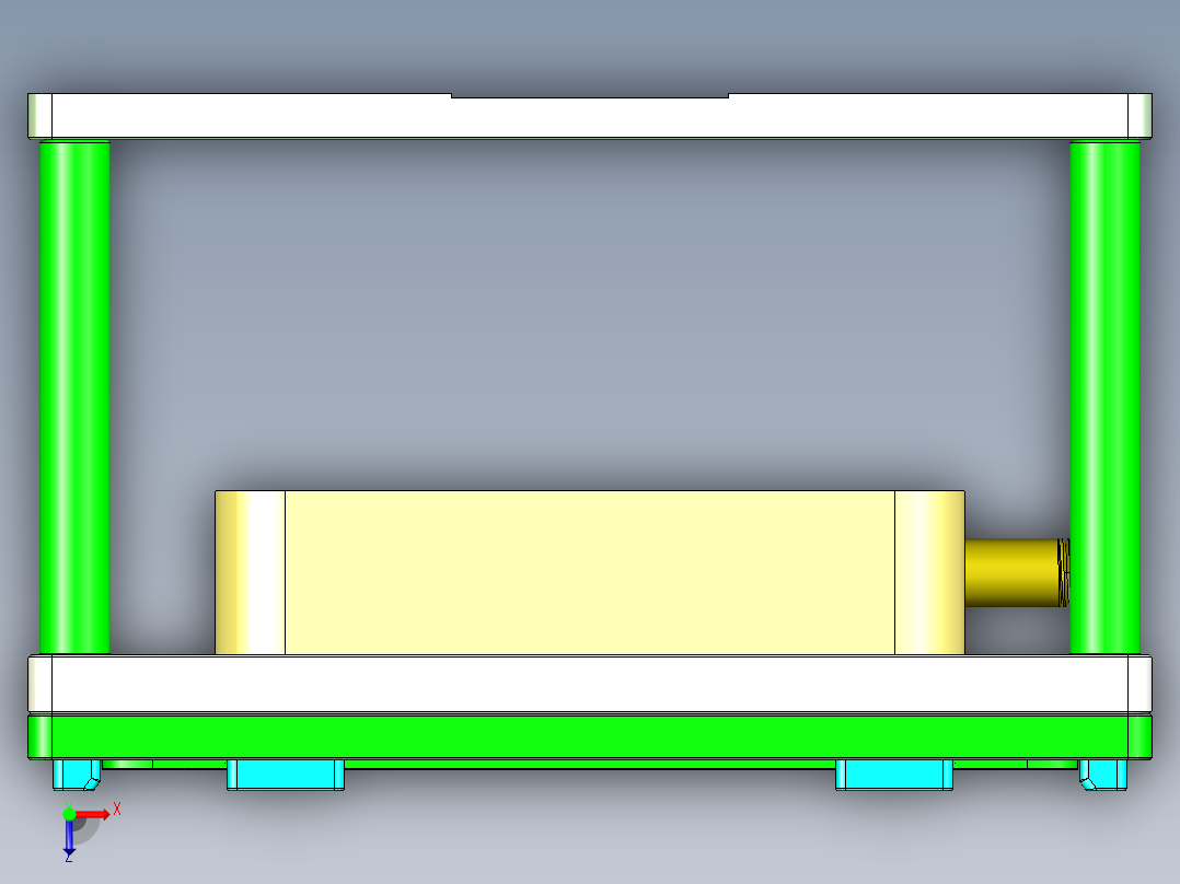 ABW70TS-A-CNC1笔记本CNC工装夹具三维模型-1203俯视图