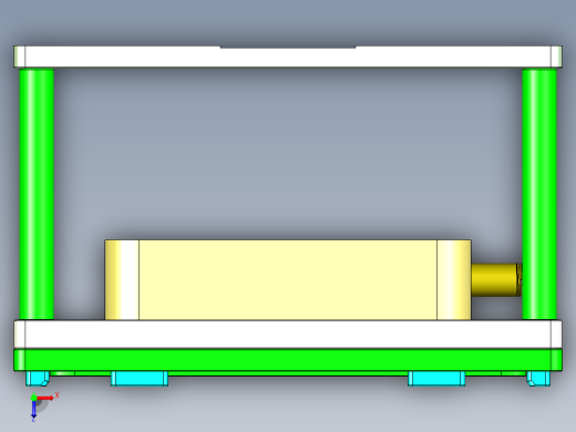 ABW70TS-A-CNC1笔记本CNC工装夹具三维模型-1203俯视缩略图
