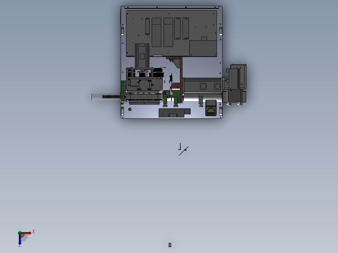 高速切管机sw24俯视图