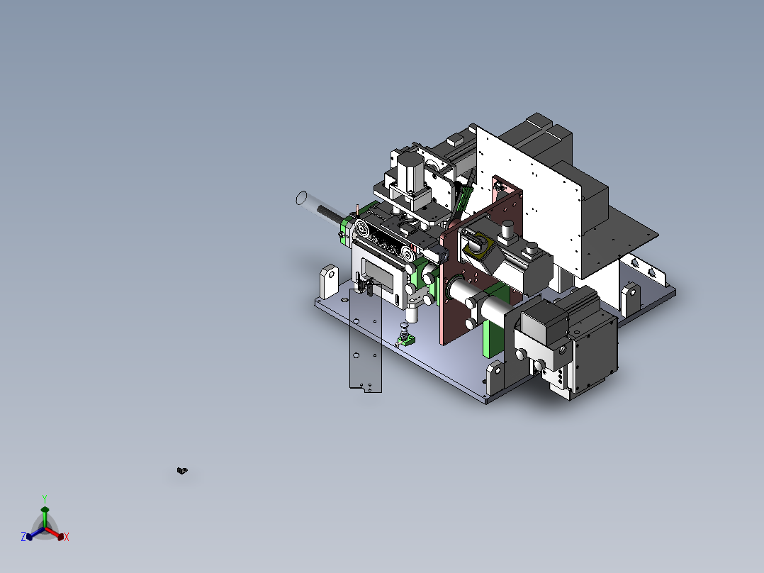 高速切管机sw24正等轴测图