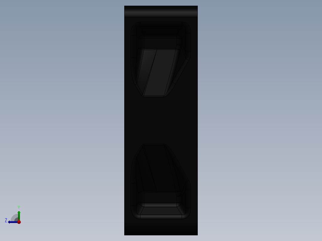 散热器80×80mm右视图