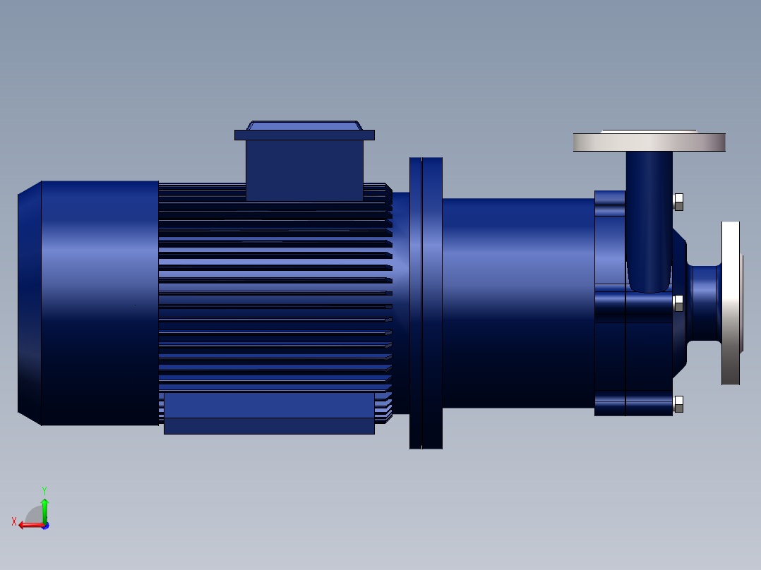 NGCQ50-40-160高温磁力泵(上海超乐)后视图