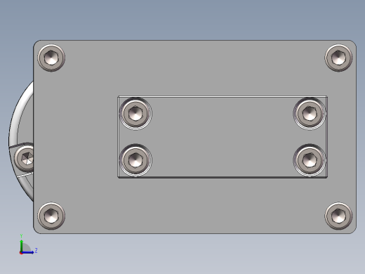 精确闭环控制用电动推杆三维SW模型左视缩略图