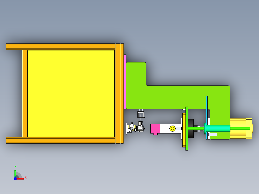 阀体总成组装机前视图
