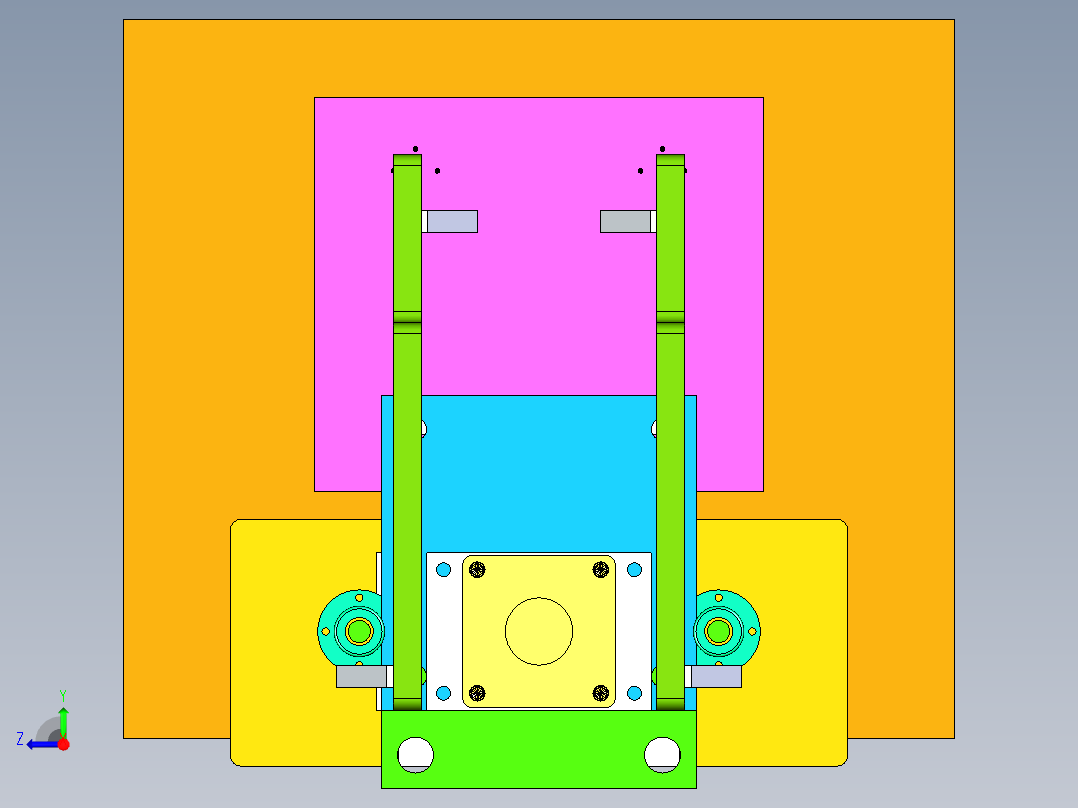 阀体总成组装机右视图