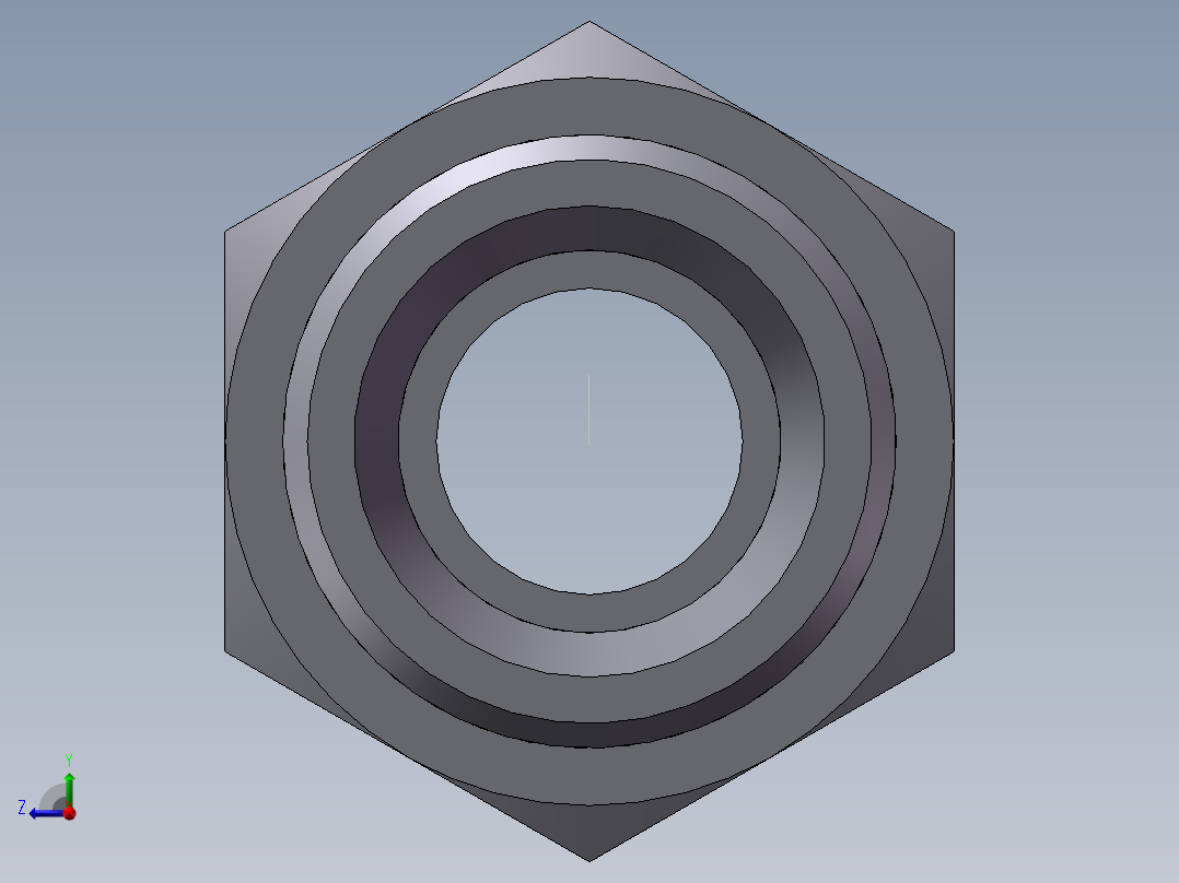 直通内螺纹接头、5CB-16-04右视图