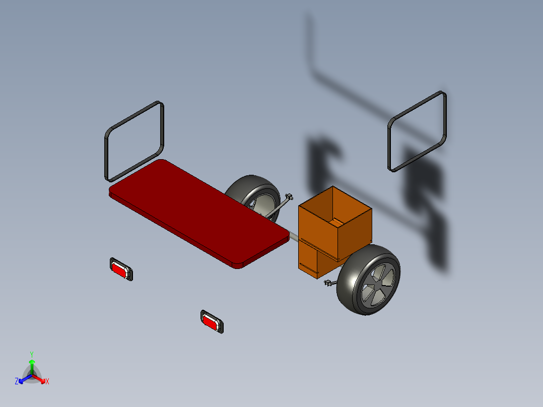 B3003571-大篷车房车设计正等轴测图