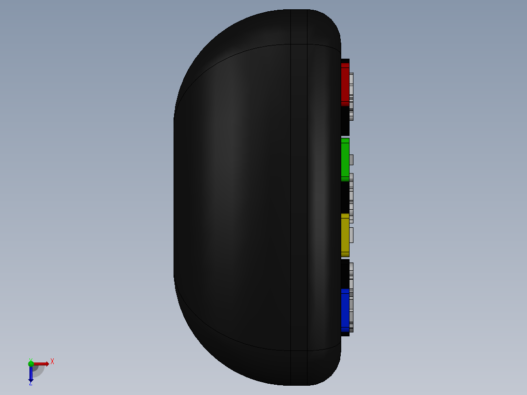 遥控器、遥控板(2)俯视图