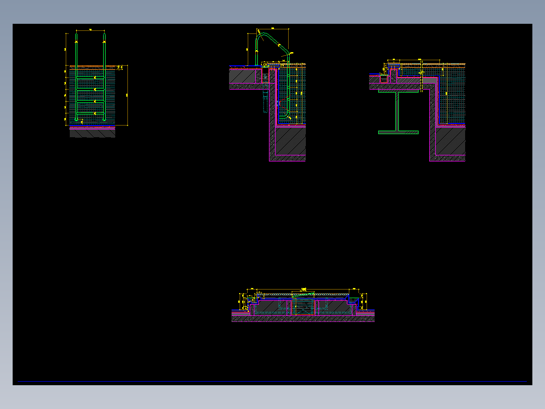 石材饰面与不锈钢节点