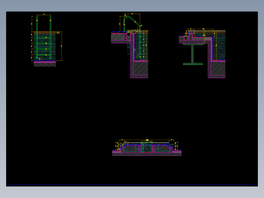 石材饰面与不锈钢节点