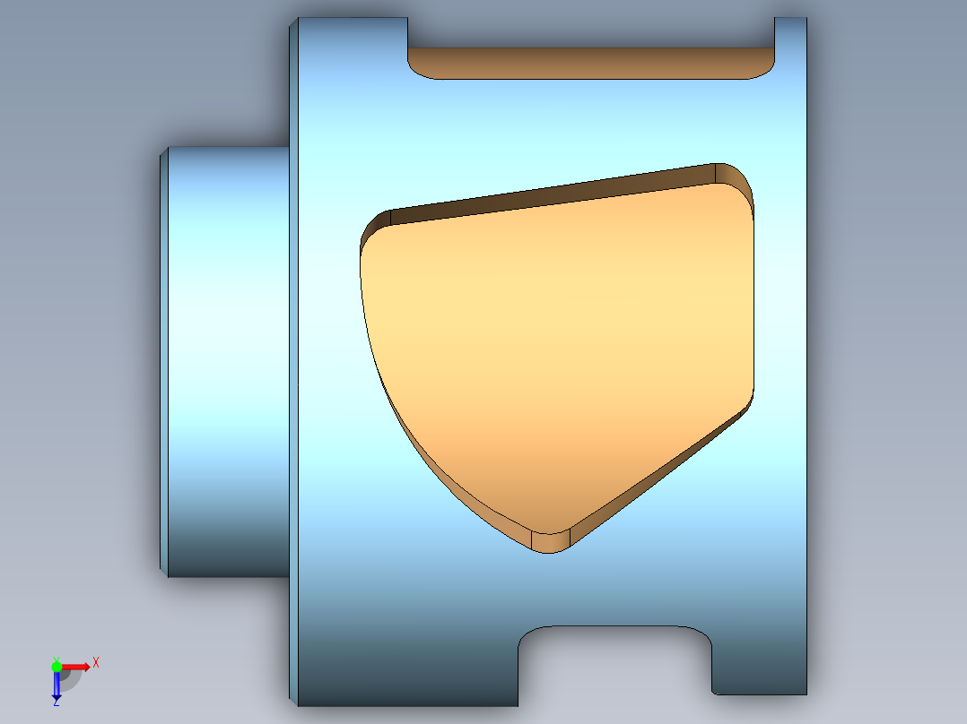 A3004303-西门子 NX - 四轴数控编程 (NX CAM 多轴教程)俯视图