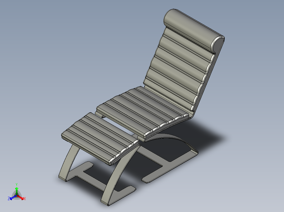 A2004943-躺椅正等轴测图