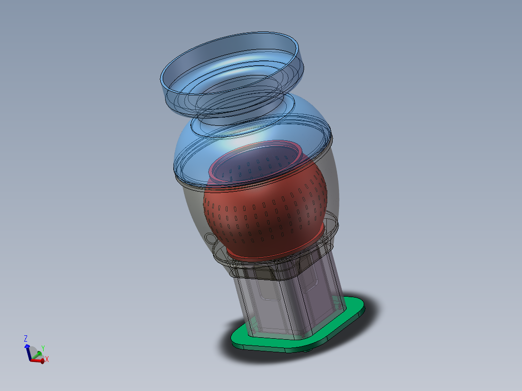 高速离心式果汁机的结构设计（榨汁机设计含三维SW+CAD图纸+说明书）