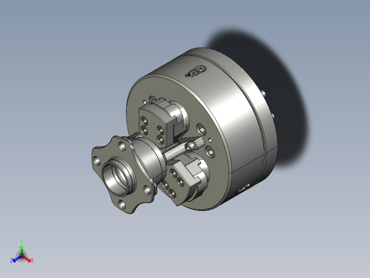 法兰件车加工卡盘总成